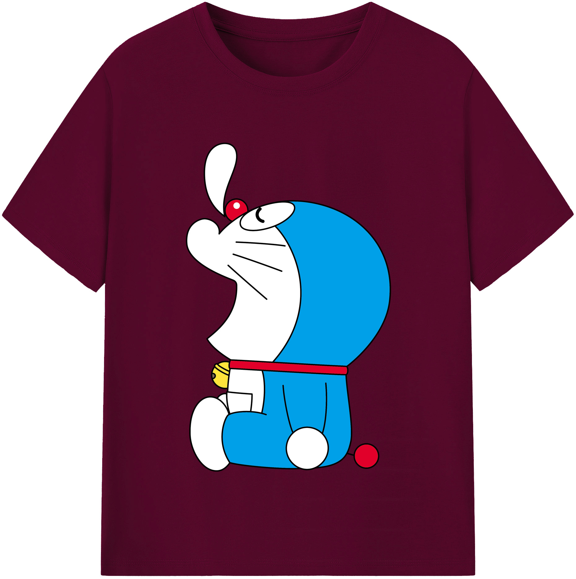 （画像用） ドラえもん Doraemon レディースカジュアルプリントTシャツ（綿100％）